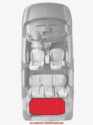 ЭВА коврики «Queen Lux» багажник для Honda City (2G)
